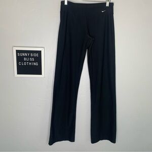 Nike Black Wide Leg Yoga Pants Extra Small Stretch Activewear Lounge Fitness